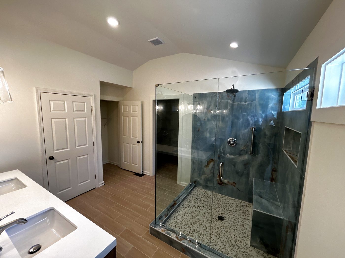 Bathroom shower - Fayetteville GA addition contractor