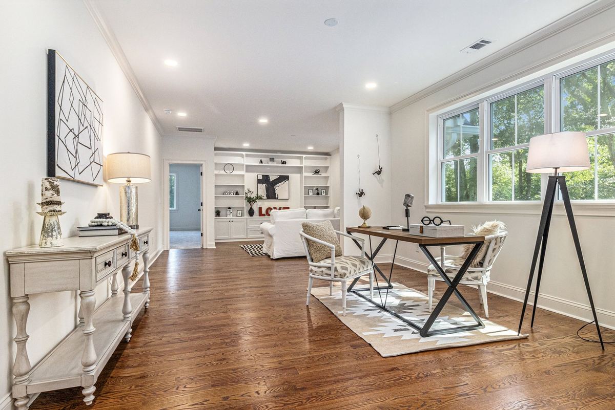 Custom study and bonus room - spec home Canton GA